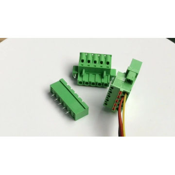 Push in Botton Pluggable Terminal Block